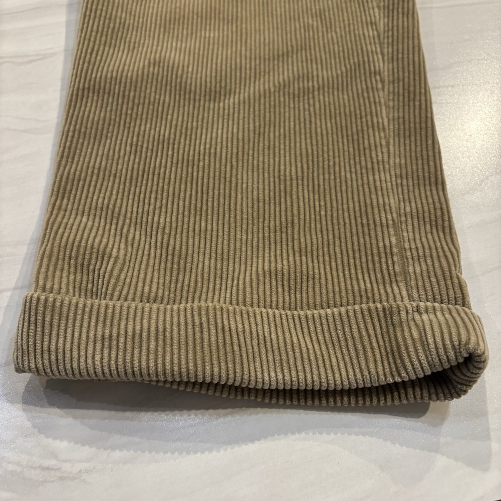 VTG Lands' End Men's Corduroy Pants 36 Tan/Khaki Double Pleated Traditional Fit - Picture 6 of 14